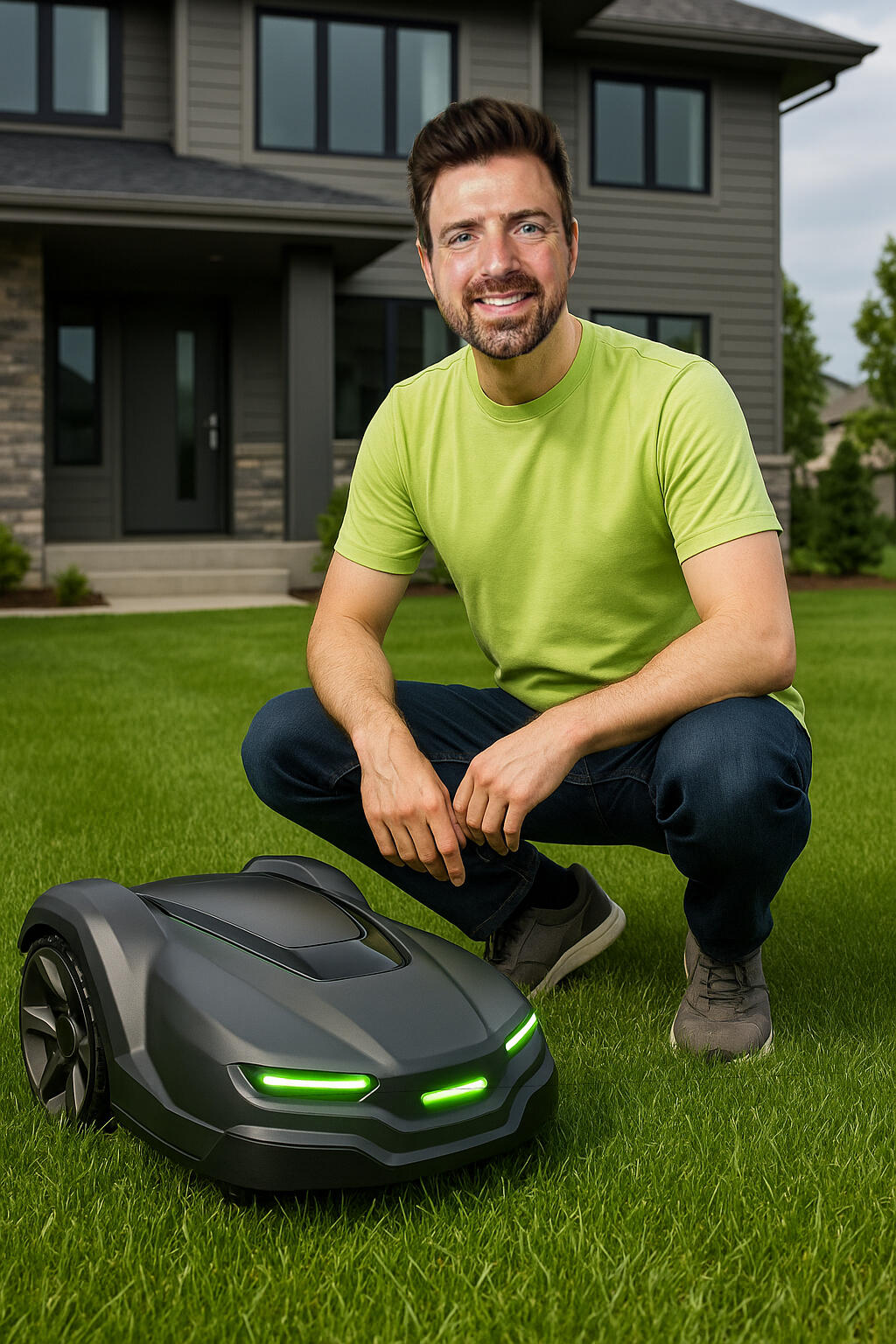 Stillwater, MN homeowner with robot mower